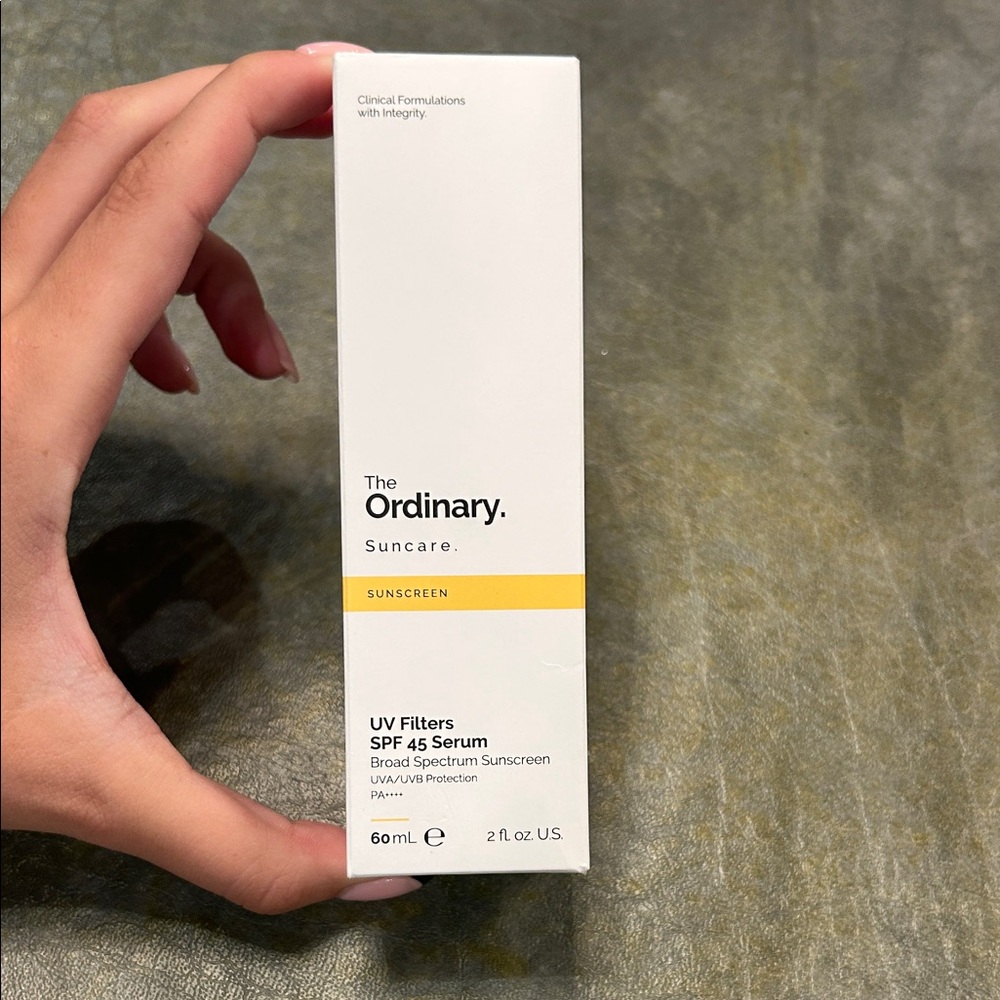 The Ordinary UV Filters SPF 45 Serum Sunscreen.